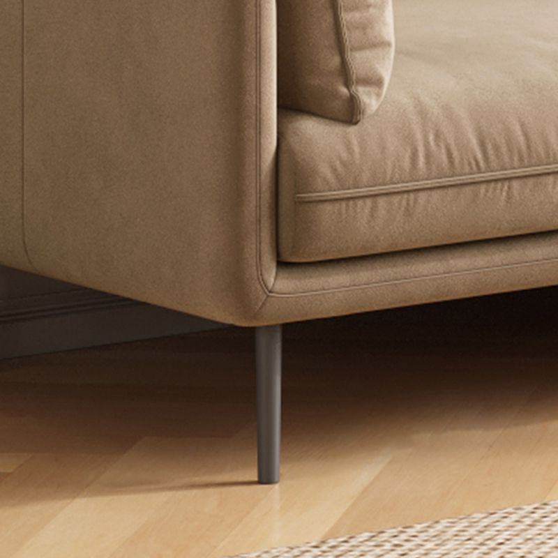 80"High Faux Leather Tuxedo Arm Sewn Pillow Back Sofa, Living Room Clearhalo 'furn' 'furn_sofas' 'Furniture' 'furniture_sofas' 'kitchen' 'kitchen_sofas' 'Living Room Furniture' 'Sofa' 'sofas' 1200x1200_25eb6121-3107-4ee9-9b63-38defd283978