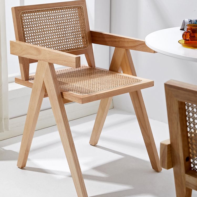 Wooden Dining Side Chairs Modern Indoor-Outdoor Open Back Dining Chair, 20'' Wide Clearhalo ' kitchen&dining_furn' 'Dining Chairs' 'Dining Tables & Seating' 'dining_chair' 'furn' 'furn_dining_chair' 'Furniture' 'furniture_dining_chair' 'Kitchen & Dining Furniture' 'kitchen' 1200x1200_25ec03f5-c27a-494f-aaec-bd4f6cf79387