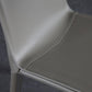 Upholstered Armless Dining Chairs Faux Leather Dining Side Chair