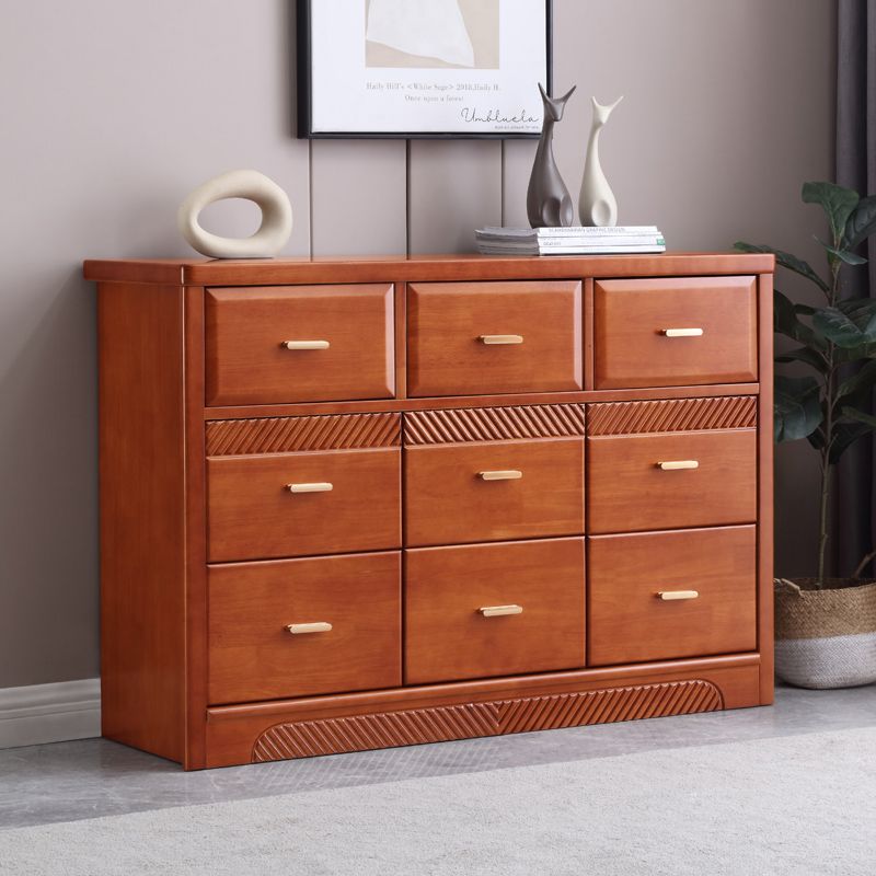 Glam Rubber Wood Storage Chest Home Horizontal Chest with 9 Drawers Clearhalo 'Bedroom Furniture' 'Dressers & Chests' 'dressers_chests' 'furn' 'furn_dressers_chests' 'Furniture' 1200x1200_25ed03f9-4da9-4f3c-809b-56061c950617