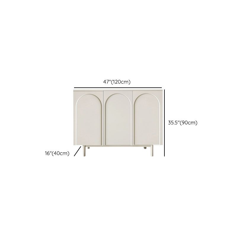 Tavolo di sideboard in stile contemporaneo a buffet in legno con armadi