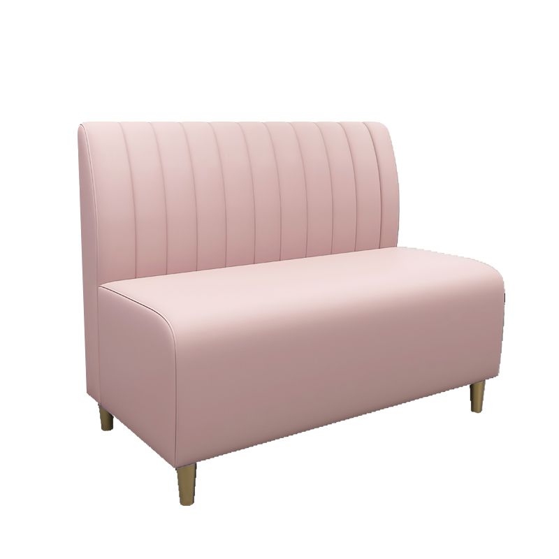 47.27"D x 25.59"W x 33.46"H Glam 2-seat Sewn Pillow Back Sofa for Restaurant Clearhalo 'furn' 'furn_sofas' 'Furniture' 'furniture_sofas' 'kitchen' 'kitchen_sofas' 'Living Room Furniture' 'Sofa' 'sofas' 1200x1200_25edcf69-bd34-4cec-8f3f-3c99807a0c76