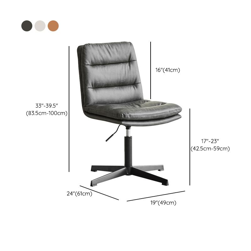 Armless Office Chair No Wheels Conference Chair for Living Room Home Clearhalo 'furn' 'furn_office_chair' 'Furniture' 'Office Chairs' 'Office Furniture' 'office_chair' 1200x1200_25efd340-693f-4bcf-9167-9d1501471a20