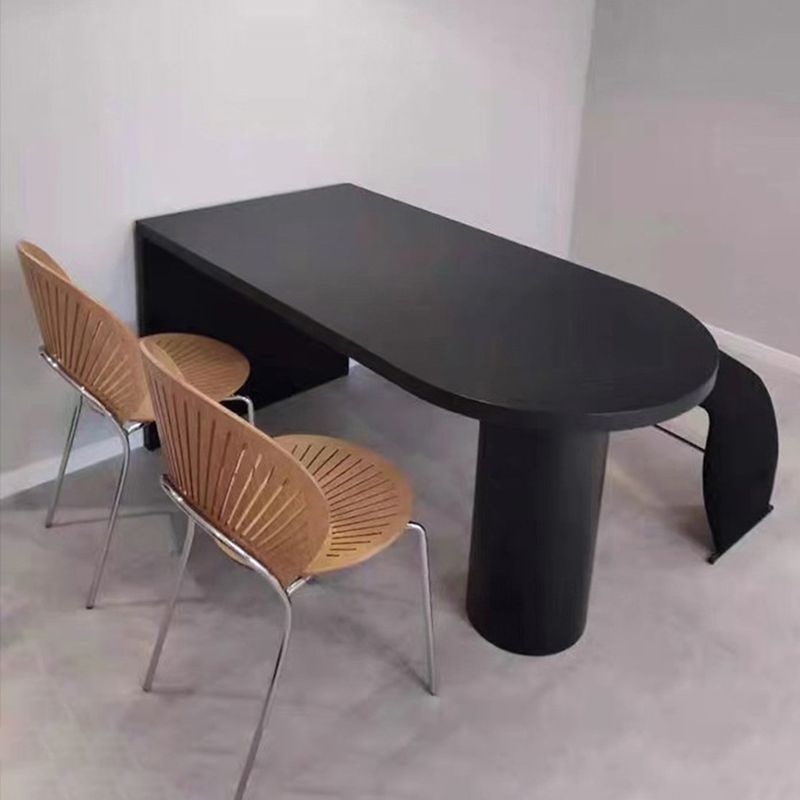 Solid Wood Bar Table Specialty Contemporary Pub Table for Indoor