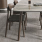 Mid-Century Modern Dining Table Rectangle Stone Top 4 Legs Dining Site Table Clearhalo 'Dining Tables & Seating' 'Dining Tables' 'dining_table' 'furn' 'furn_dining_table' 'Furniture' 'furniture_dining_table' 'Kitchen & Dining Furniture' 'kitchen' 'kitchen_dining_table' 1200x1200_25f8ac74-e327-4949-914e-d8c900137122