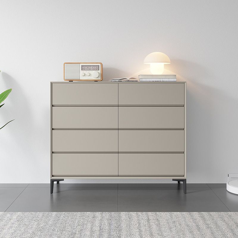 15.6-inch Width Contemporary Storage Chest Stone Dresser with 8 Drawers