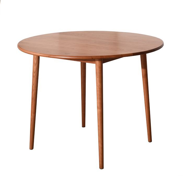 Round Furniture Contemporary Style Solid Wood Dining Room Collection with 4 Legs Clearhalo 'Dining Tables & Seating' 'Dining Tables' 'dining_table' 'furn' 'furn_dining_table' 'Furniture' 'furniture_dining_table' 'Kitchen & Dining Furniture' 'kitchen' 'kitchen_dining_table' 1200x1200_25f954b4-dc78-4a4e-9604-6740f1d16daa
