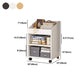 Modern Wooden Storage Bookshelf Home Office Bookcase with Shelf