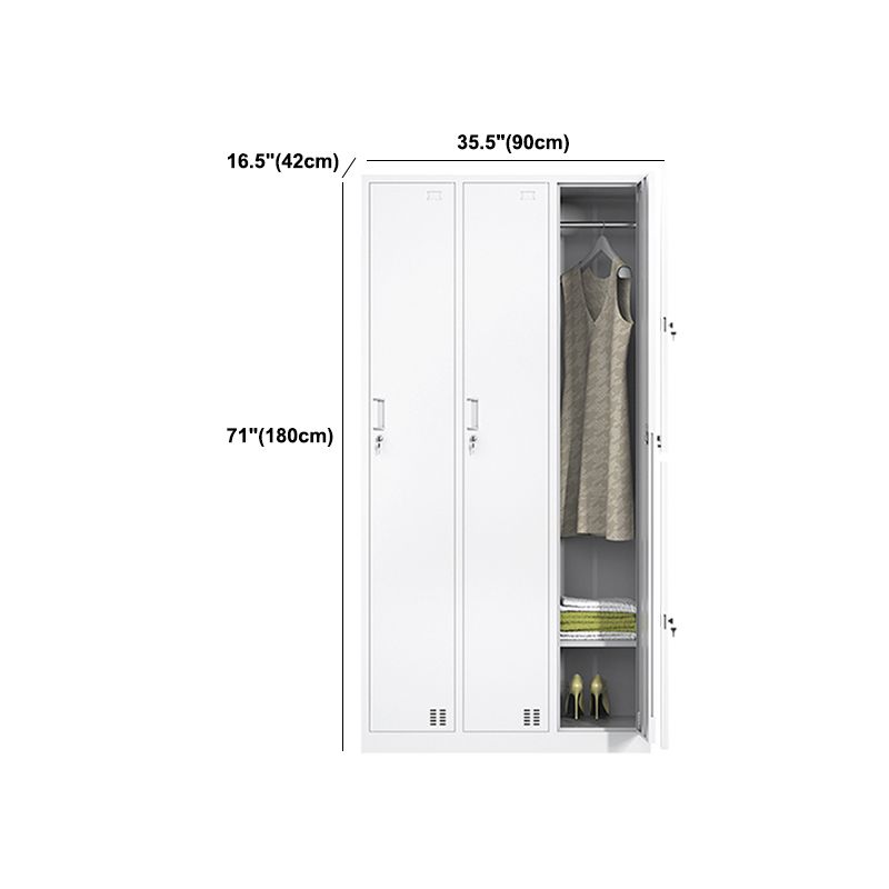 Metalen witte opbergkast eigentijdse kast voor badkamer