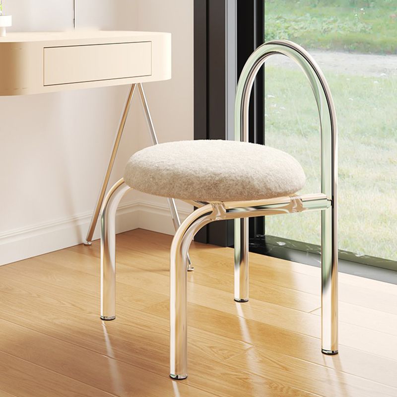 Acrylic Dining Arm Chair Open Upholstered Chair for Dining Room Clearhalo 'Dining Chairs' 'Dining Tables & Seating' 'dining_chair' 'furn' 'furn_dining_chair' 'Furniture' 'Kitchen & Dining Furniture' 1200x1200_25fa3939-1655-4edd-ae7d-ebb4e7e86c2b