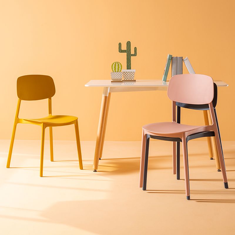 Multicolor Contemporary Style Side Chair Set Open Back Side Dining Chair Clearhalo ' kitchen&dining_furn' 'Dining Chairs' 'Dining Tables & Seating' 'dining_chair' 'furn' 'furn_dining_chair' 'Furniture' 'furniture_dining_chair' 'Kitchen & Dining Furniture' 'kitchen' 1200x1200_25fa3c11-d3da-477e-9455-2070debef08e