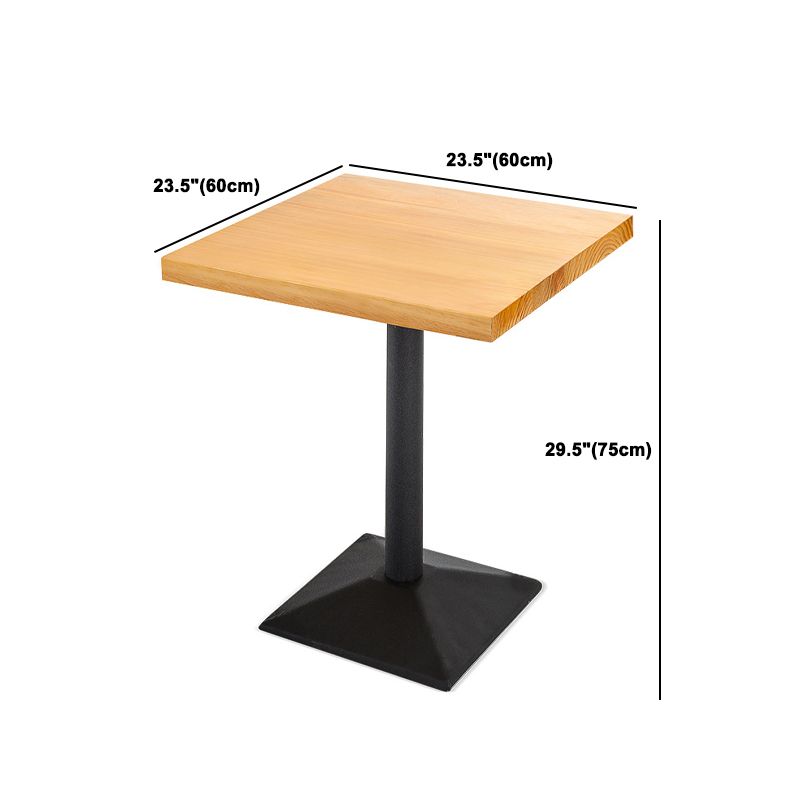 Industrial Rectangle Table Set 1/2/3 Pieces Dining Set for Restaurant Clearhalo 'Dining Room Sets' 'Dining Tables & Seating' 'dining_room_set' 'furn' 'furn_dining_room_set' 'Furniture' 'Kitchen & Dining Furniture' 1200x1200_25fb489e-d362-4134-bf84-5f71a29d97ef