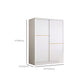 Contemporary White Wood Frame Wardrobe Freestanding Wardrobe with Soft Close Doors