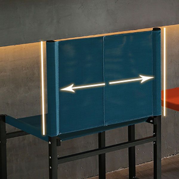 Contemporary Dining Chair Armless Chair with Metal Legs for Kitchen Clearhalo 'Dining Chairs' 'Dining Tables & Seating' 'dining_chair' 'furn' 'furn_dining_chair' 'Furniture' 'Kitchen & Dining Furniture' 1200x1200_25fce7ce-32dd-47b2-bcb7-b18fdfe87328