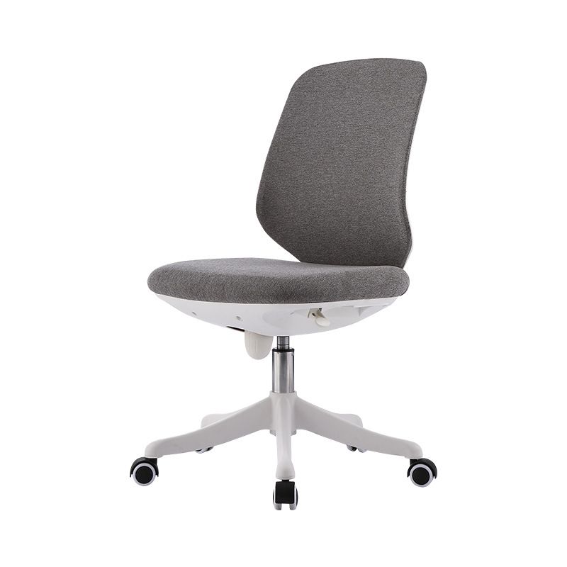 Contemporary Mid-Back Office Chair Gray Conference Fabric Swivel Chair Clearhalo 'furn' 'furn_office_chair' 'Furniture' 'Office Chairs' 'Office Furniture' 'office_chair' 1200x1200_25fd083b-7605-44bb-aff1-b67927fe646f