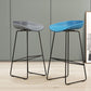 Modern Armless Backrest Counter Stool Iron Dessert Shop Bar Stool with Acrylic Seat Clearhalo 'Bar Furniture' 'Bar Stools' 'bar_stools' 'furn' 'furn_bar_stools' 'Furniture' 'furniture_bar_stools' 'Kitchen & Dining Furniture' 1200x1200_25fe798b-704e-4206-be4f-85718579e806