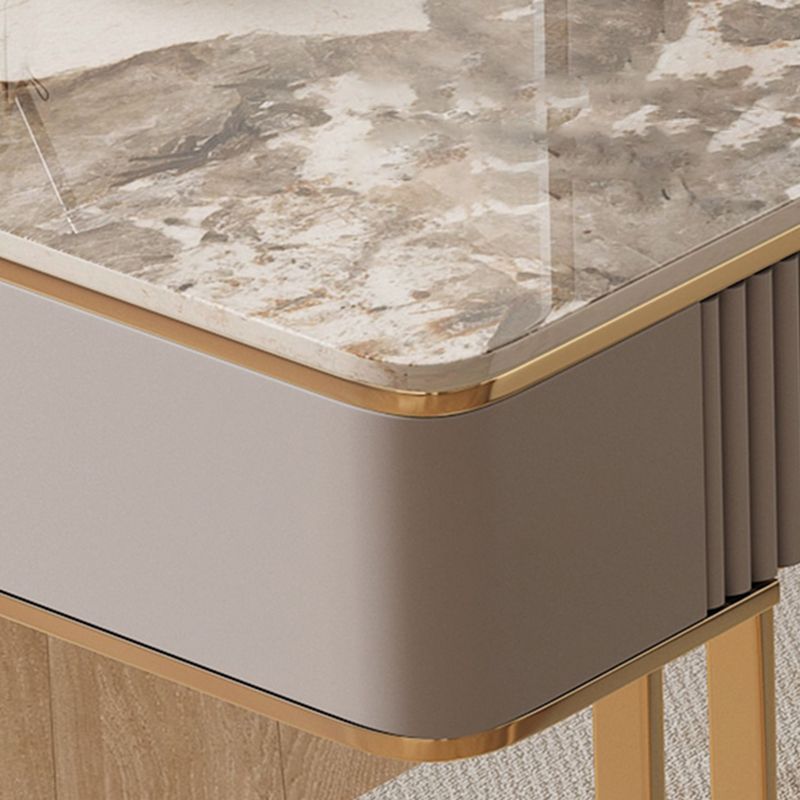 Tavolo da lavoro a forma di rettangolare banchi di scrittura in pietra in bianco