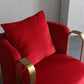 Glam Style Velvet ArmChair Solid Color Swivel Pillow Back Chair Clearhalo 'Accent Chairs' 'accent_chairs' 'Chairs & Seating' 'furn' 'furn_accent_chairs' 'Furniture' 'Living Room Furniture' 1200x1200_25ffc74a-bf8f-428f-a6ab-7dae001e190d