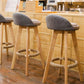Contemporary Solid Wood Swivel Barstool Bristol Bar Stool with Footrest and Low Back Clearhalo 'Bar Furniture' 'Bar Stools' 'bar_stools' 'furn' 'furn_bar_stools' 'furniture_bar_stools' 'Kitchen & Dining Furniture' 'kitchen&dining_furn' 'kitchen' 'kitchen_furn' Furniture' 1200x1200_25ffd3e6-84af-496c-9fd4-3c62122939d2