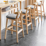 Scandinavian Wood Upholstered Counter Stools Natural Back Bar Stools with Footrest Clearhalo 'Bar Furniture' 'Bar Stools' 'bar_stools' 'furn' 'furn_bar_stools' 'furniture_bar_stools' 'Kitchen & Dining Furniture' 'kitchen&dining_furn' 'kitchen' 'kitchen_furn' Furniture' 1200x1200_2600bdb5-6708-4a73-9d58-beae798d90ea