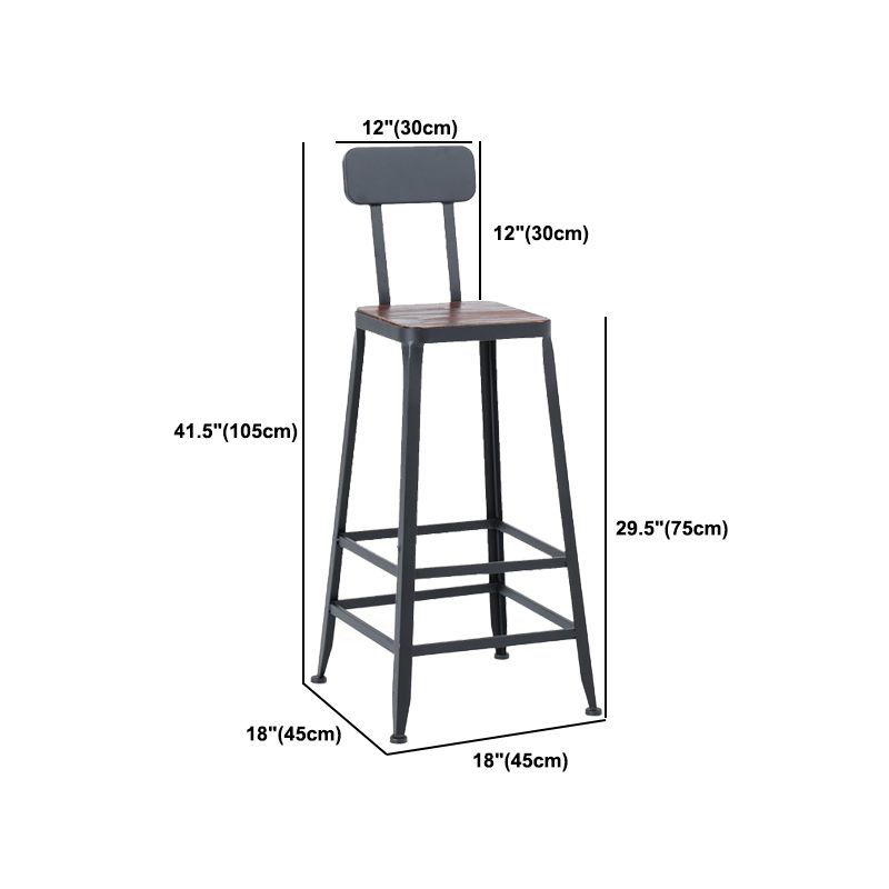 Industrial 1/2/3/5 Pieces Square Bar Table Set Solid Wood Bistro Set Clearhalo 'Bar Furniture' 'furn' 'furn_home_bar_bar_sets' 'Furniture' 'Home Bars & Bar Sets' 'home_bar_bar_sets' 'Kitchen & Dining Furniture' 1200x1200_26016dd7-69df-456e-a965-301a02837777