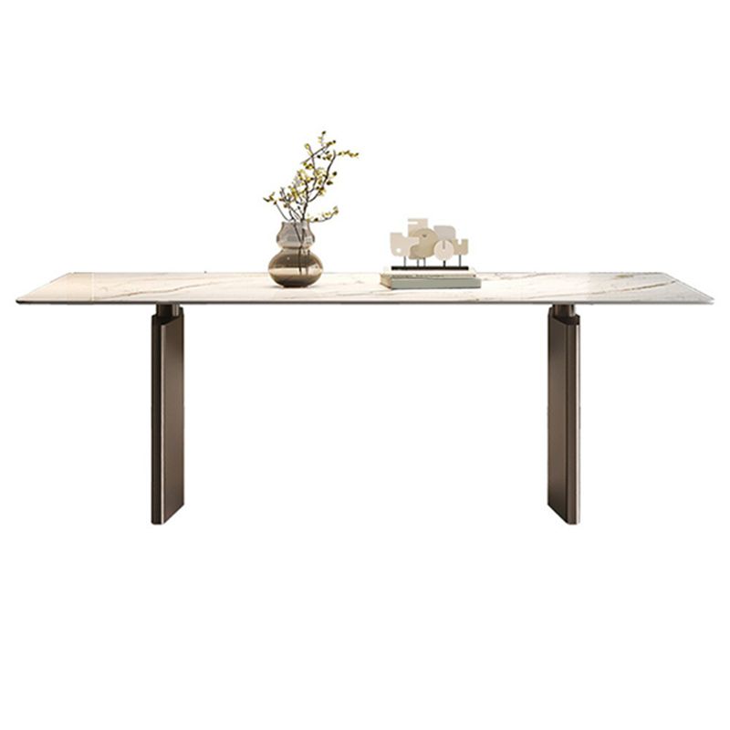 Glam Style Rectangle Table Set 1/3/4/5/7 Pieces Dining Set for Home Use