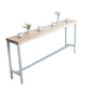 Rectangular Bar-height Table Solid Wood Top Pub Table with Metal Base Clearhalo 'Bar Furniture' 'Bar Tables' 'bar_tables' 'furn' 'furn_bar_tables' 'Furniture' 'Kitchen & Dining Furniture' 1200x1200_2601f03b-38fb-4fd9-af0b-42a51feb6eb0