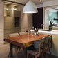 Contemporary Brown Rectangle Shape Dining Table Solid Wood Dining Table with Trestle Base Clearhalo ' dining_table' 'Dining Tables & Seating' 'Dining Tables' 'furn' 'furn_dining_table' 'Furniture' 'furniture_dining_table' 'Kitchen & Dining Furniture' 'kitchen&dining_furn' 'kitchen' 'kitchen_dining_table' 1200x1200_2602eaa3-9aee-4b6a-a19b-84a71b74defa