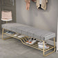Glam Seating Bench Cushioned 14" W Rectangle Shoe Storage Entryway and Bedroom Bench Clearhalo 'Benches' 'Chairs & Seating' 'furn' 'furn_benches' 'Furniture' 'Living Room Furniture' 1200x1200_2606865b-10a9-476a-8769-ab8d905af689