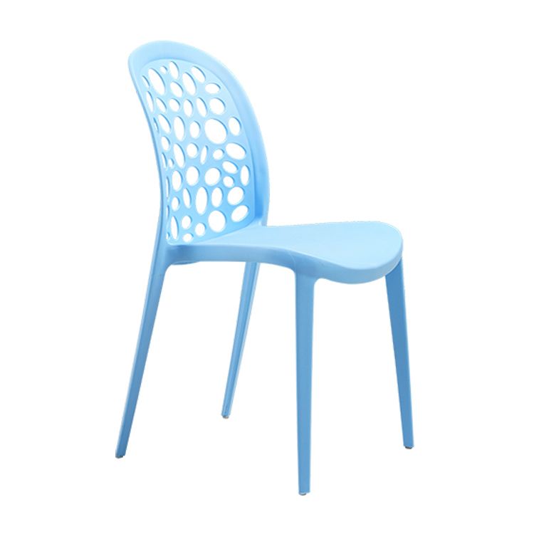 Nordic Dining Chair Plastic Dining Armless Chairs for Kitchen Clearhalo 'Dining Chairs' 'Dining Tables & Seating' 'dining_chair' 'Furniture' 'furniture_dining_chair' 'Kitchen & Dining Furniture' 1200x1200_2606c2e2-eec3-4180-bd5f-6198b7a73325