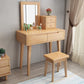 4 laden ijdelheid set 15,74 "brede massief houten make-up ijdelheid met ontlasting