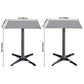Stainless Steel Industrial Dining Table Pedestal Table for Dinning Room Clearhalo ' dining_table' 'Dining Tables & Seating' 'Dining Tables' 'Furniture' 'furniture_dining_table' 'Kitchen & Dining Furniture' 'kitchen&dining_furn' 'kitchen' 'kitchen_dining_table' 1200x1200_2608e76d-70ec-4d64-9abf-1c96f0b78c10