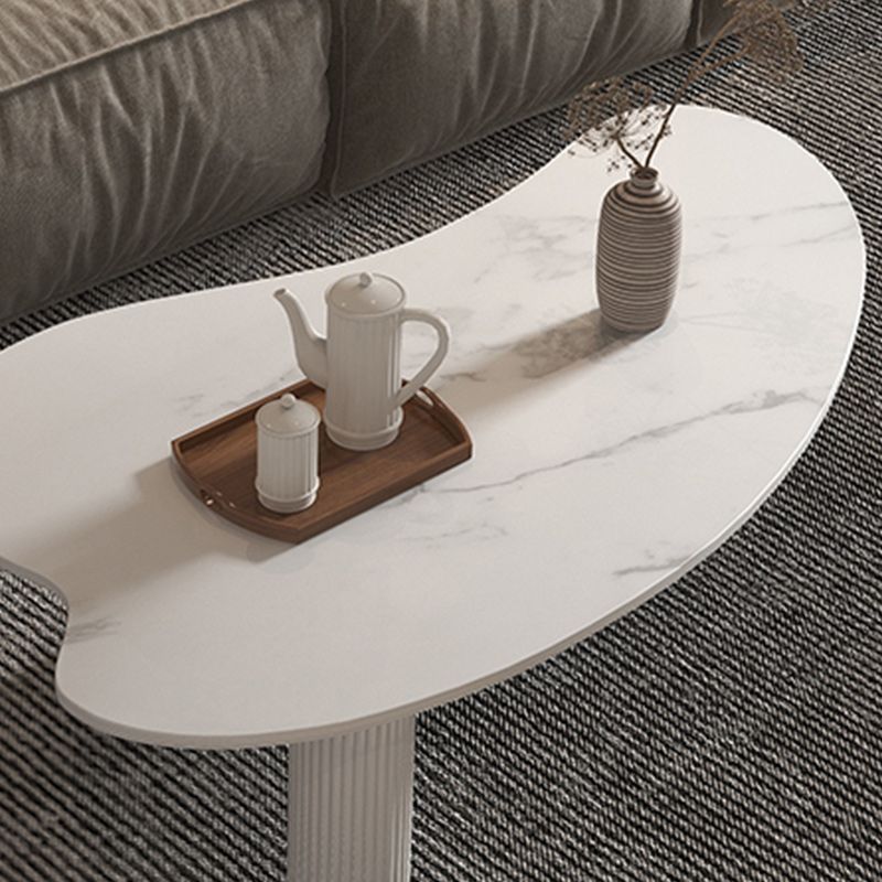 Stone Geometric Contemporary Coffee Table 3 Legs Coffee Table Clearhalo 'Coffee & Accent Tables' 'Coffee Tables' 'coffee_tables' 'furn' 'furn_coffee_tables' 'Furniture' 'Living Room Furniture' 1200x1200_260bad2d-c658-41b3-a330-af8acdd67cac