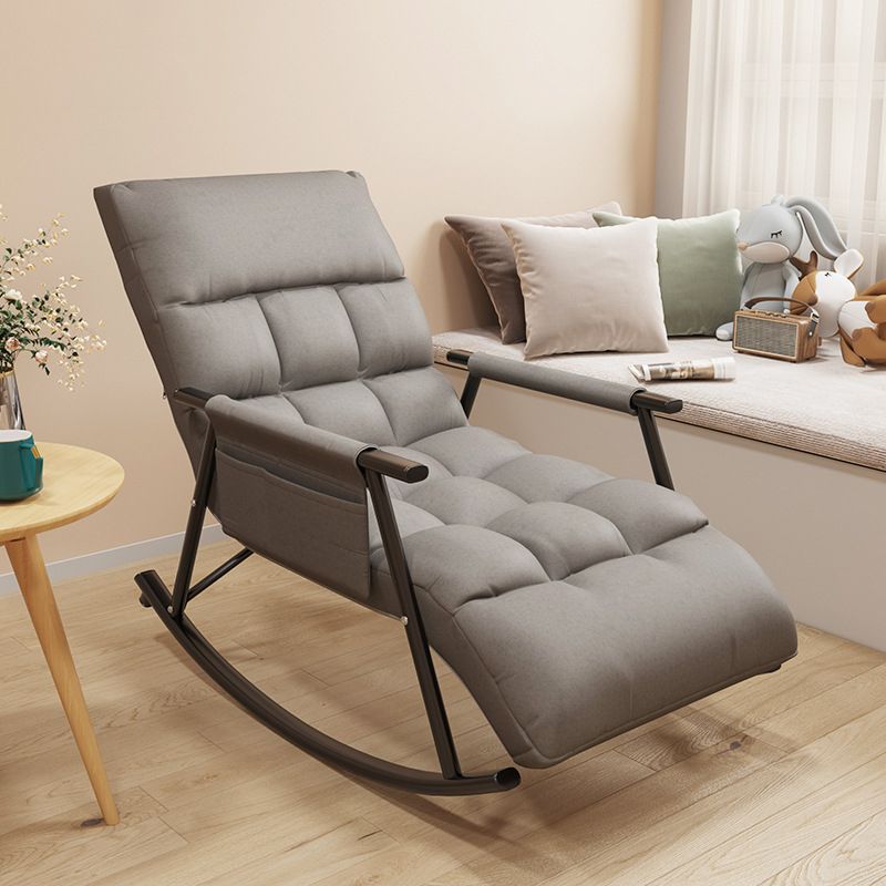 Contemporary Rocking Chair Wing Back Rocker Chair with Seat Cushion Clearhalo 'Chairs & Seating' 'furn' 'furn_rocking_chairs' 'Furniture' 'Living Room Furniture' 'Rocking Chairs' 'rocking_chairs' 1200x1200_260d588a-354a-4efb-9550-98badb835bc9