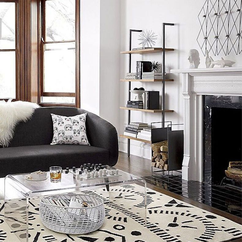 Industrial Style Bookshelf Vertical 4 Shelves Book Shelf for Study Room Clearhalo 'Bookcases' 'furn' 'furn_bookcases' 'Furniture' 'furniture_bookcases' 'kitchen' 'kitchen_bookcases' 'Living Room Furniture' 'Office Furniture' 1200x1200_26107c2e-bcae-4fe2-a021-61366458bed6