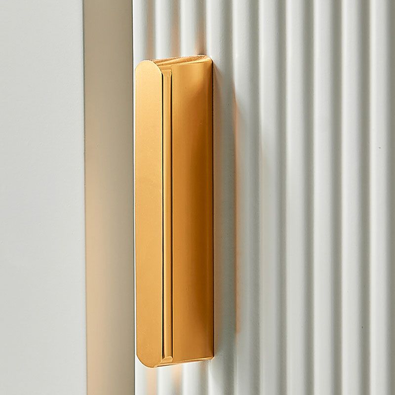 Scalapazione moderna a scaffalatura regolabile a buffet sideboard sala da pranzo credenza ingegnerizzato in legno ingegnerizzato