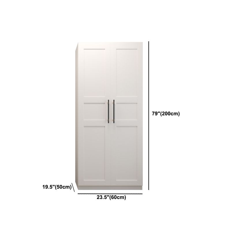 Modern Wardrobe Armoire Engineer Wood Armoire with Door for Bedroom Clearhalo 'Armoires & Wardrobes' 'armoires_wardrobes' 'Bedroom Furniture' 'furn' 'furn_armoires_wardrobes' 'Furniture' 1200x1200_2612d8d2-04d2-4630-aa72-a215631d643b
