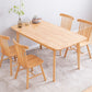 Modern Rectangle Dining Table Solid Wood 4 Legs Dining Table for Home Use Clearhalo ' dining_table' 'Dining Tables & Seating' 'Dining Tables' 'furn' 'furn_dining_table' 'Furniture' 'furniture_dining_table' 'Kitchen & Dining Furniture' 'kitchen&dining_furn' 'kitchen' 'kitchen_dining_table' 1200x1200_2616ecd1-12bc-45e9-b4f5-224065abdf83