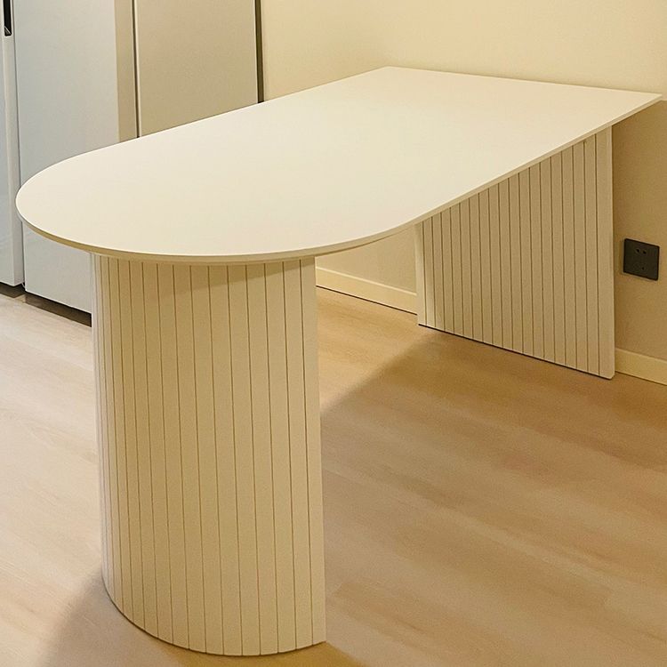 Contemporary Home Pine Solid Wood Dining Table Freeform Table with Double Pedestal Base Clearhalo ' dining_table' 'Dining Tables & Seating' 'Dining Tables' 'furn' 'furn_dining_table' 'Furniture' 'furniture_dining_table' 'Kitchen & Dining Furniture' 'kitchen&dining_furn' 'kitchen' 'kitchen_dining_table' 1200x1200_26175fdc-bd78-4673-abcb-0985f7a6ab9f