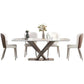 Nordic Sintered Stone Dining Set 1/4/5/7 Pieces Rectangle Dining Table with Chairs Clearhalo 'Dining Room Sets' 'Dining Tables & Seating' 'dining_room_set' 'furn' 'furn_dining_room_set' 'Furniture' 'furniture_dining_room_set' 'Kitchen & Dining Furniture' 1200x1200_26178236-7d08-4d2b-8af4-68475fecc8d9