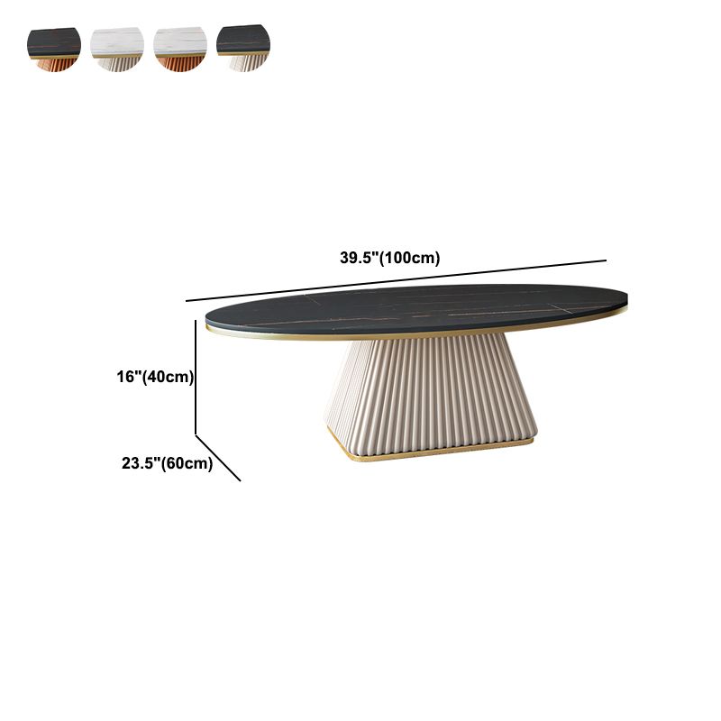 15,74 "großer Sockel 1 Single Couchtisch runder Cocktailtisch