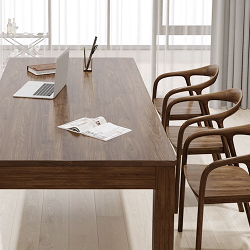 Bureau de bureau de style contemporain Bureau de bureau rectangulaire Bureau de tâche avec 4 jambes pour le bureau