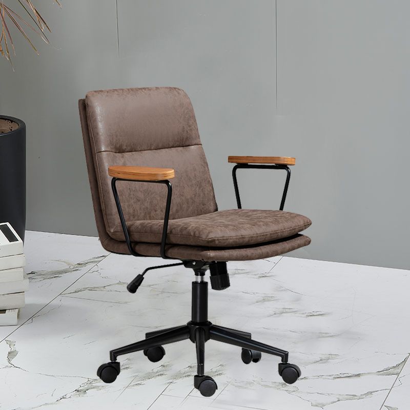 Armas fijas Silla de oficina Mecanismo sin angustia silla de diapositiva ergonómica