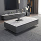 Modern Style Grey/white Slate Top Rectangular Coffee Table with Solid Wood Base Clearhalo 'Coffee & Accent Tables' 'Coffee Tables' 'coffee_tables' 'furn' 'furn_coffee_tables' 'Furniture' 'Living Room Furniture' 1200x1200_26195e45-fac3-4467-9511-75fae4d628e9