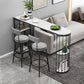 Living Room Stone Top Counter Table Iron Base 42-inch Height Glam Style Bar Table Clearhalo 'Bar Furniture' 'Bar Tables' 'bar_tables' 'furn' 'furn_bar_tables' 'Furniture' 'furniture_bar_tables' 'Kitchen & Dining Furniture' 1200x1200_261a3e81-5e63-4934-898b-cf7a13f21dce