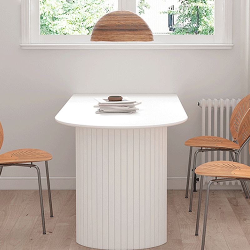 Contemporary Sintered Stone Dining Table Metal Base Dining Table for Home Use