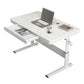 Hight Adjustable Writing Desk Bedroom White Trestle Table Leg Rectangular Desk Clearhalo 'furn' 'furn_office_desk' 'Furniture' 'furniture_office_desk' 'Office Desks' 'Office Furniture' 'office_desk' 1200x1200_261d4d8d-9152-4702-8272-026c5b9563c7