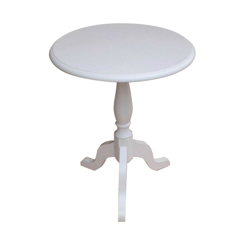 Solid Wood Round End Table Retro Dia 20.08" Sofa Side Accent Table Clearhalo 'Coffee & Accent Tables' 'End & Side Tables' 'end_side_tables' 'furn' 'furn_end_side_tables' 'Furniture' 'Living Room Furniture' 1200x1200_261d7325-1540-411d-85b2-dd32b7661089