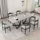 Upholstered Kitchen Dining Chairs Contemporary Metal Arm Chairs