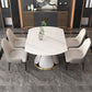 Modern Round Dining Table Sintered Stone Dining Table with Pedestal Base for Home Kitchen Dinner Clearhalo ' dining_table' 'Dining Tables & Seating' 'Dining Tables' 'furn' 'furn_dining_table' 'Furniture' 'furniture_dining_table' 'Kitchen & Dining Furniture' 'kitchen&dining_furn' 'kitchen' 'kitchen_dining_table' 1200x1200_261f61d7-e2c5-4f79-ba5d-6934d1562b41